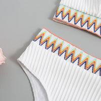 Bikini with adjustable straps and high waist – Malia