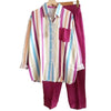 Zweiteiliges Sommer-Set aus Leinen Lockeres Shirt & Weite Hose - Zayenne