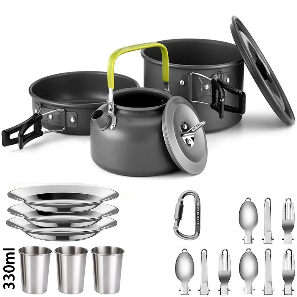 Tragbares Outdoor-Kochset - CampEase