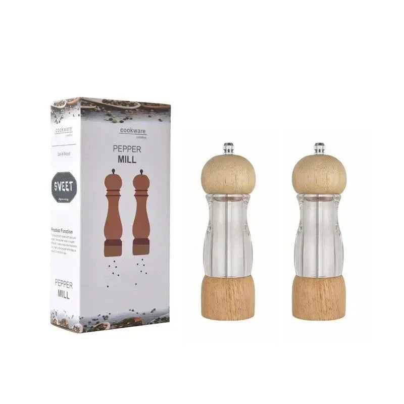 Manual Salt and Pepper Mill Set - SeasonSculpt
