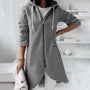 Damen Hoodie Weste mit Reißverschluss und Kapuze – Shaly