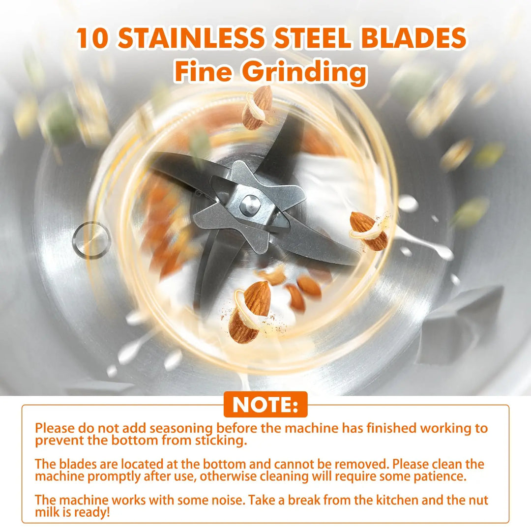 8-in-1 Nussmilchmaker (1000 ml) - NutriBlend