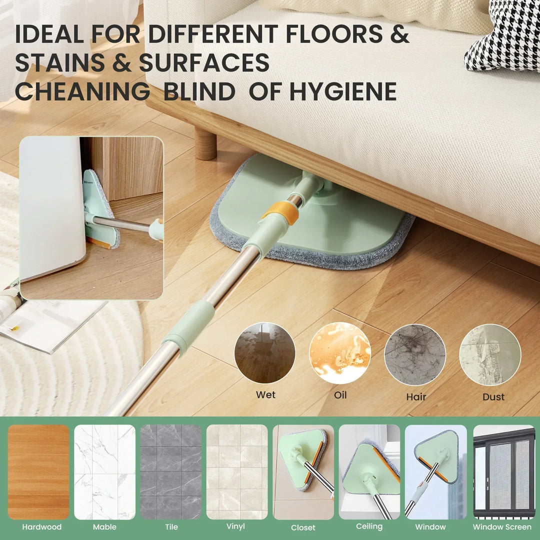 Selbstrotierender Wischmopp mit Eimer - SpinMop