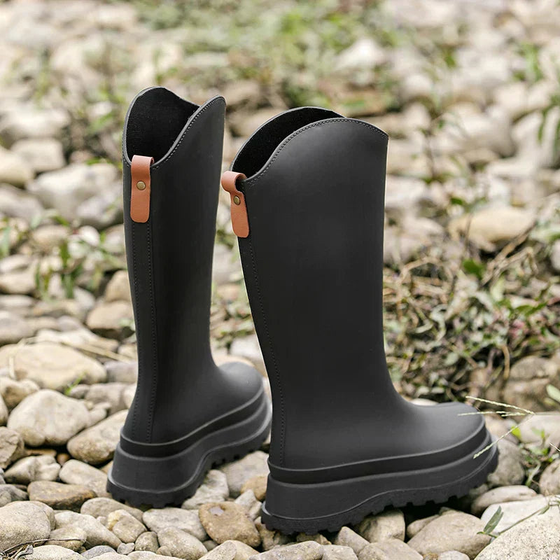 Damen Regenstiefel hoch & wasserdicht mit Komfortsohle – Maris