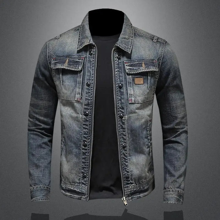 Retro-Jeansjacke im Vintage-Stil – Jasper