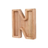 Holz Alphabet Sparschwein - LetterSaver