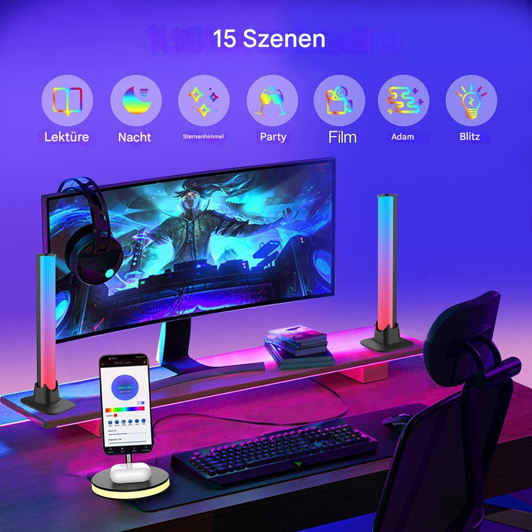 Musiksynchronisation LED Lichtleisten - LumiRhythm