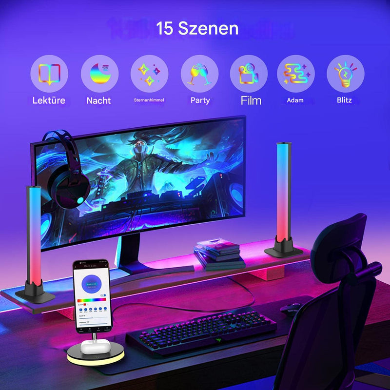 Musiksynchronisation LED Lichtleisten - LumiRhythm