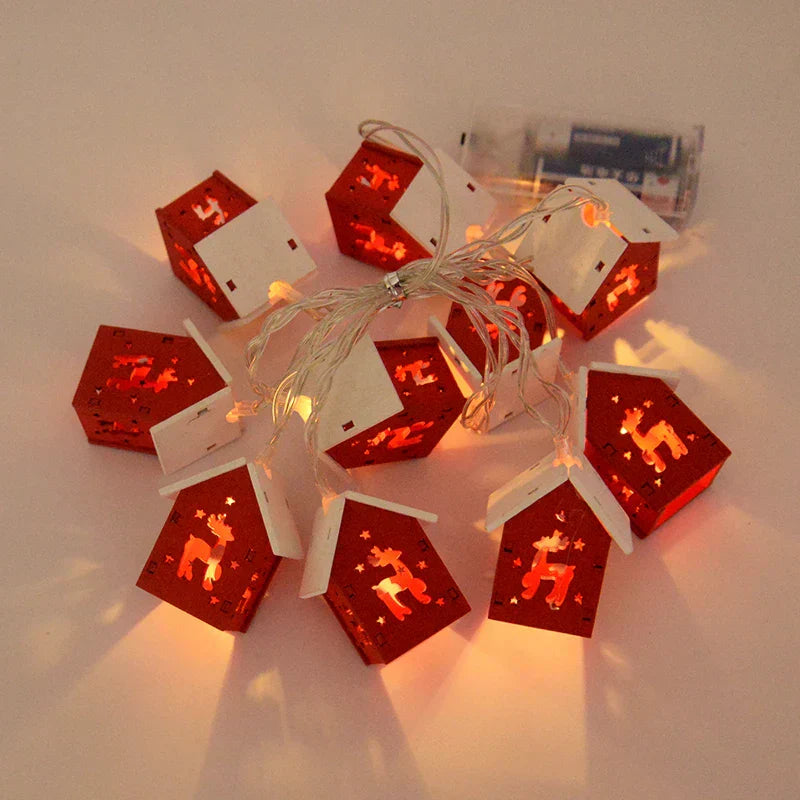 Holz-Weihnachtshäuser mit LED-Beleuchtung – GlowHouse