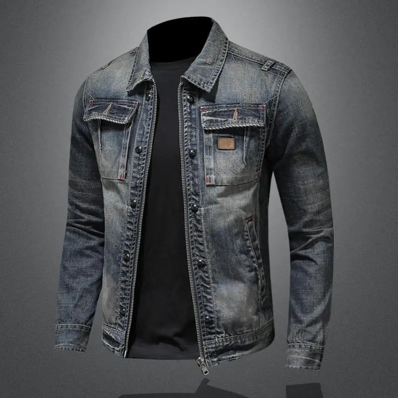 Retro-Jeansjacke im Vintage-Stil – Jasper