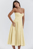Stylisches Sommerkleid mit Spaghettiträgern und Taillenmieder – Mira