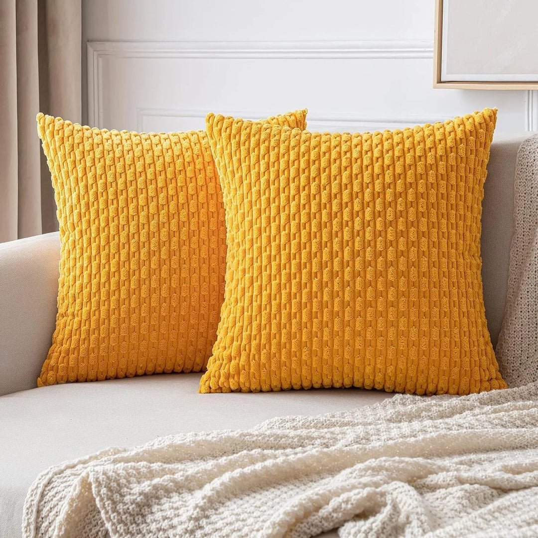 Corduroy Pillow Covers in Boho Style – Velvia