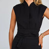 Luftiger Damen Jumpsuit mit Weiten Beinen und V-Ausschnitt – Maribel