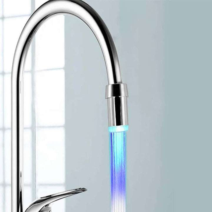 Farbenfroher Wasserhahn LED - AquaGlow