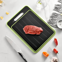Double-sided cutting board with defrosting plate - BladeBoard