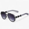 Oversized Steampunk-Sonnenbrille mit Polarisierten Gläsern – Arclight