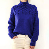 Knitted Sweater for Women with Collar – Sienna