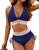 Crop-Top-Bikini-Set mit Korrektur – Rivana