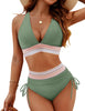 Crop-Top-Bikini-Set mit Korrektur – Rivana