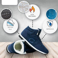 Warm men's shoes with lined interior – Ruben