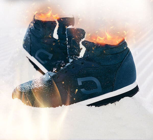 Warm men's shoes with lined interior – Ruben