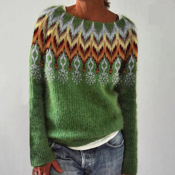Eleganter Damen Strickpullover – Herbstzauber Maelis
