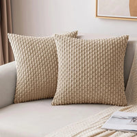 Corduroy Pillow Covers in Boho Style – Velvia