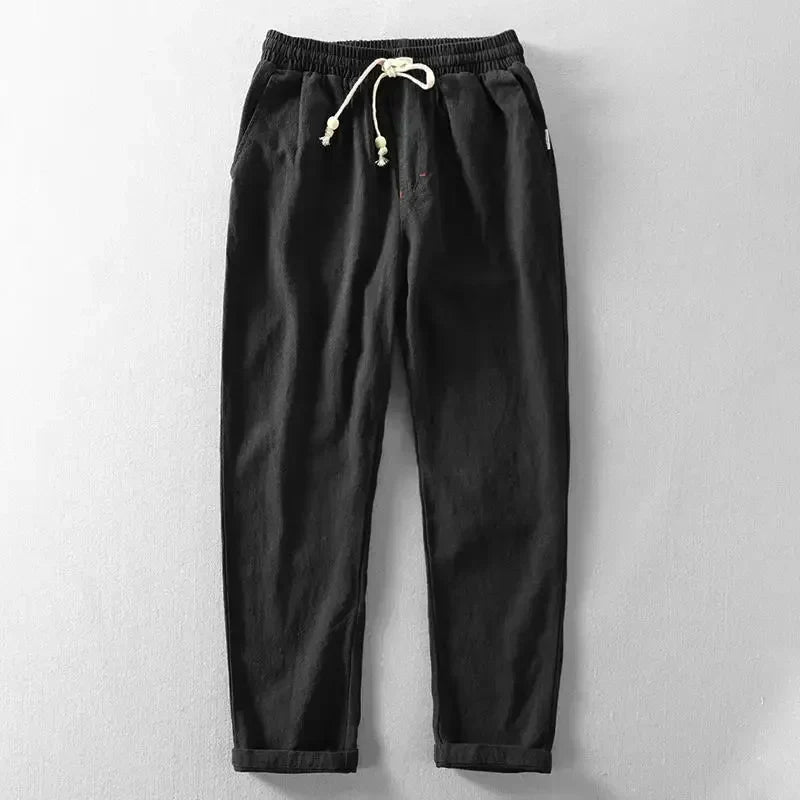 Ultraleichte Atmungsaktive Herren-Leinenhose – Fabio