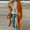 Damen Samt-Duster-Mantel – Valentina