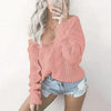 Damen Oversize Strickpullover mit langen Ärmeln – Thalia