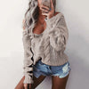 Damen Oversize Strickpullover mit langen Ärmeln – Thalia