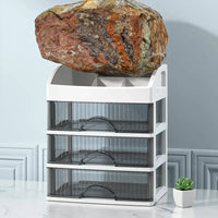 Transparent makeup organizer made of acrylic - Clarityn