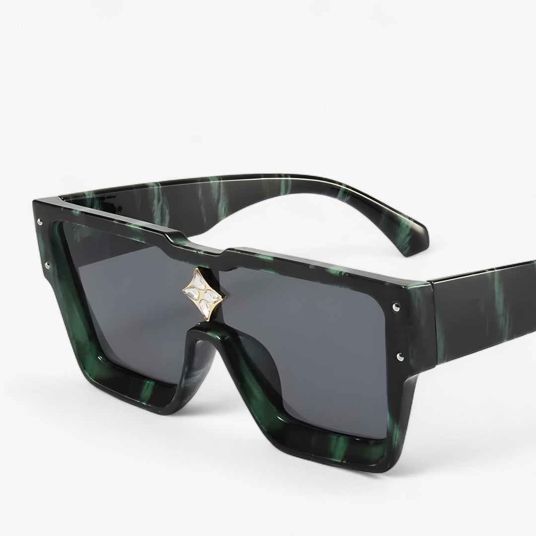 Gespiegelte Punk-Sonnenbrille – Revik