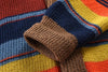 Herren Strick-Cardigan mit Colourblock und geometrischem Muster – Leandro