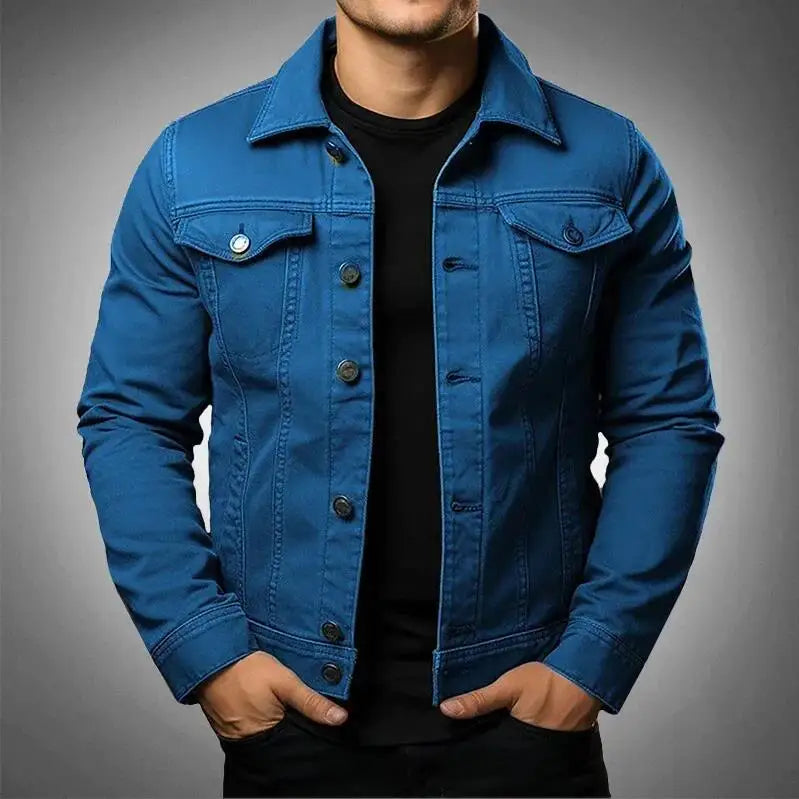 Robuste & Zeitlose Herren Jeansjacke aus 100 % Baumwolle – Noah