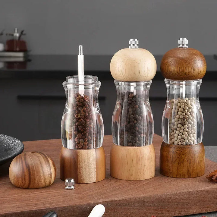 Manual Salt and Pepper Mill Set - SeasonSculpt