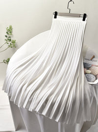 Trendy High-Waisted Pleated Skirt - Sofia