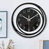 Moderne Schwarze Wanduhr aus Acryl - ScandiTime