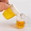Bierglas Schlüsselanhänger Set – ProstGlück Oktoberfest 2025 (4er-Set)