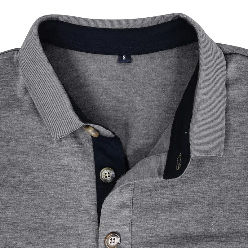 Herren Langarm-Polo atmungsaktiv & vielseitig – Matteo