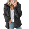 Damen Teddy-Fleece-Mantel – Liora
