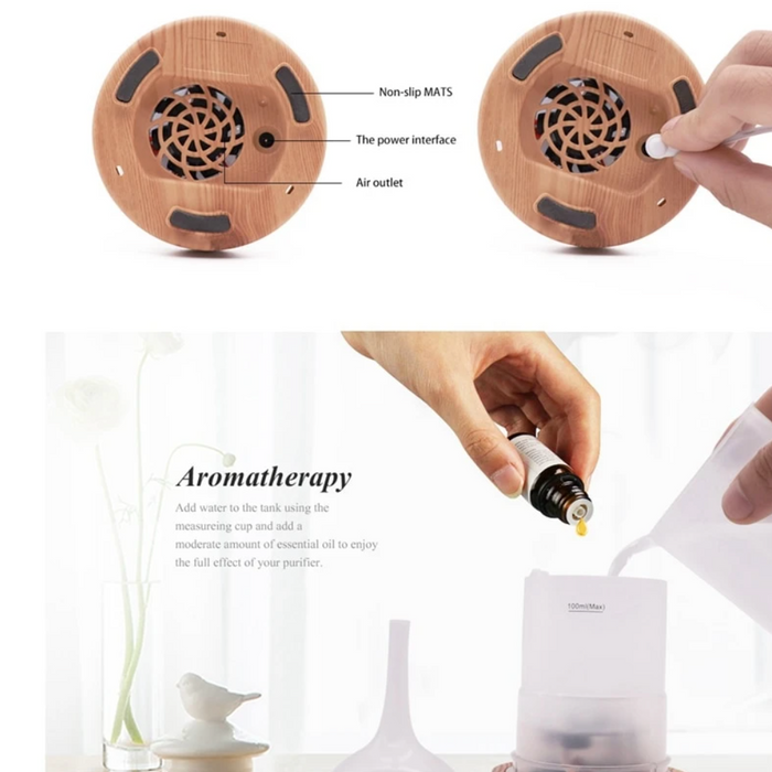 Beruhigender & stimmungsvoller Aromadiffuser – AuroraGlow