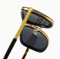 Stilvolle Unisex-Sonnenbrille mit edlem Finish – SunEdge Flair