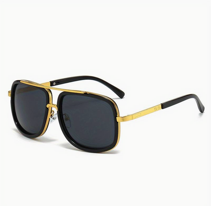Stilvolle Unisex-Sonnenbrille mit edlem Finish – SunEdge Flair