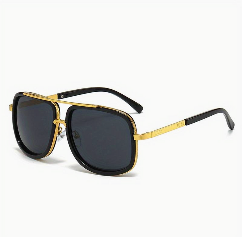 Stilvolle Unisex-Sonnenbrille mit edlem Finish – SunEdge Flair