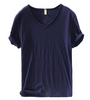 Herren V-Ausschnitt Leinen Shirt – Luca