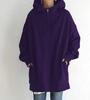 Oversized Damen-Hoodie mit Reißverschluss und Kapuze – Herbstzauber Meliora