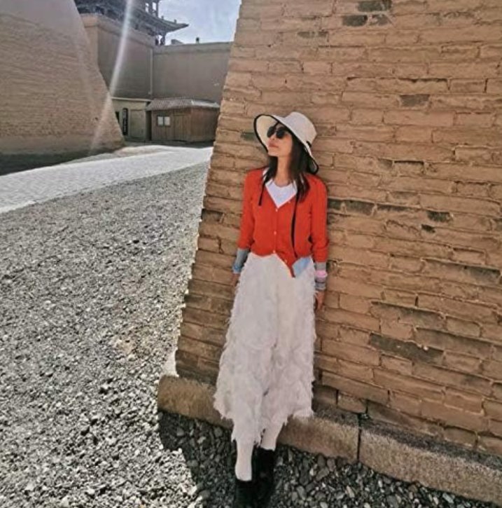 Großer Damen Sonnenhut mit breiter Krempe – Livia