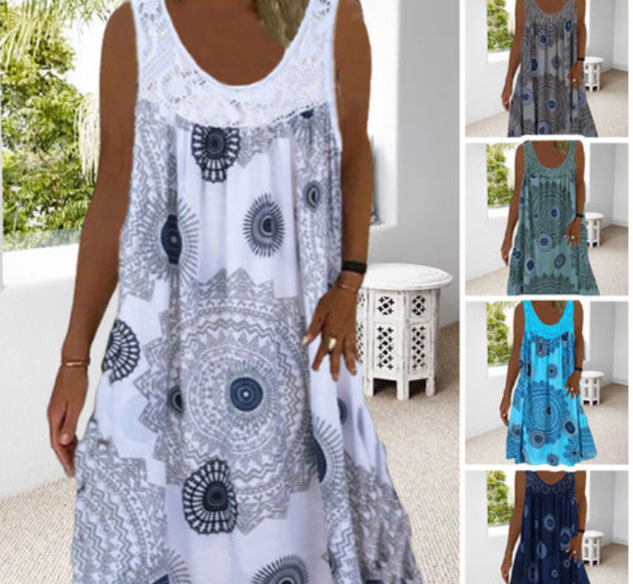 Sleeveless Summer Dress – Miranda | Light & Comfortable