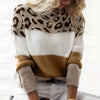 Bequemer Sweater mit Leopardenmuster – Laura